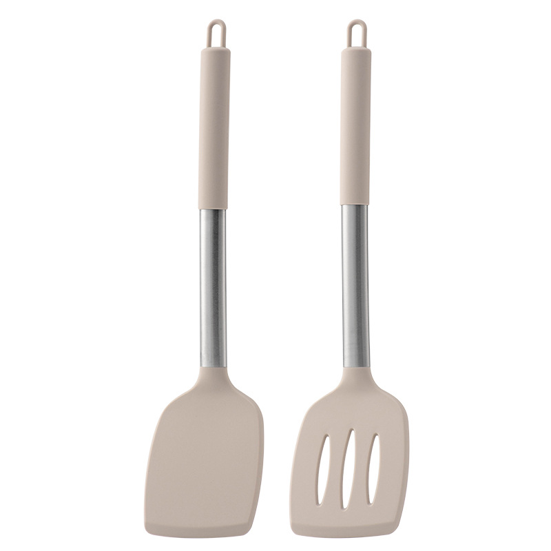 Silicone Solid Turner Silicone Kitchen Cooking Utensils Set